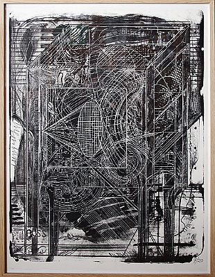 1980 - Boss - Lithographie auf Stein - Zustand 2 - 65,5x50cm